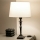 Brilagi - Stolní lampa CERIA 1xE27/60W/230V pr. 30 cm černá/bílá
