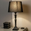Brilagi - Stolní lampa CERIA 1xE27/60W/230V pr. 30 cm hnědá/černá