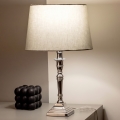 BRILAGI - Stolní lampa CERIA 1xE27/60W/230V pr. 30 cm stříbrná/šedá