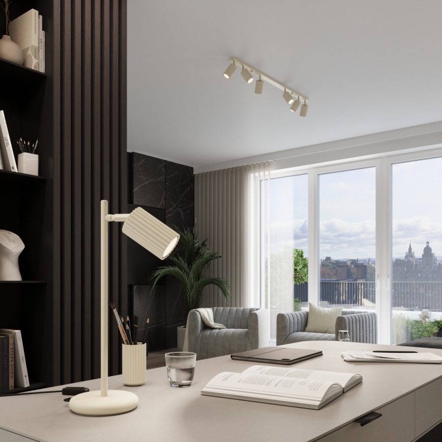 Brilagi - Stolní lampa CRESTO 1xGU10/10W/230V krémová