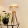 Brilagi - Stolní lampa DENVER LUNETA 1xE27/15W/230V béžová/hnědá/krémová