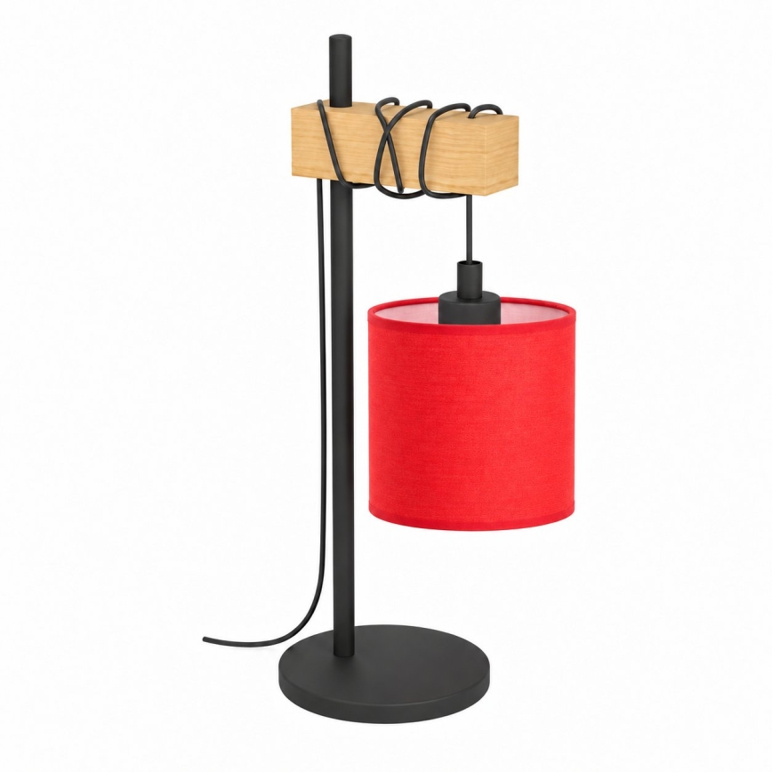 BRILAGI - Stolní lampa NUBILA 1xE27/40W/230V hnědá/černá/červená