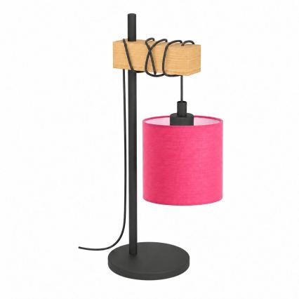 BRILAGI - Stolní lampa NUBILA 1xE27/40W/230V hnědá/černá/růžová