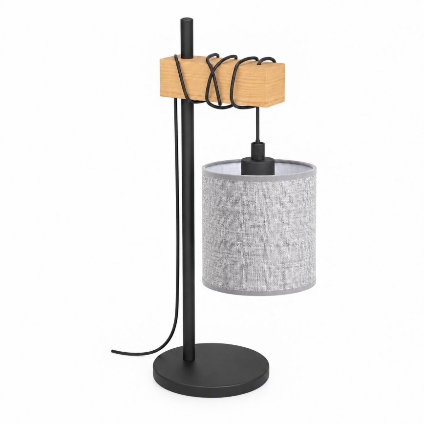BRILAGI - Stolní lampa NUBILA 1xE27/40W/230V hnědá/černá/šedá