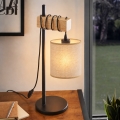 BRILAGI - Stolní lampa NUBILA 1xE27/40W/230V hnědá/černá/světle hnědá