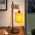 BRILAGI - Stolní lampa NUBILA 1xE27/40W/230V hnědá/černá/žlutá