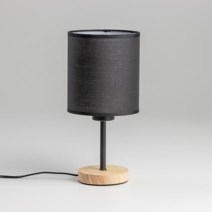 Brilagi - Stolní lampa NUBILA WOOD 1xE27/25W/230V dub/černá