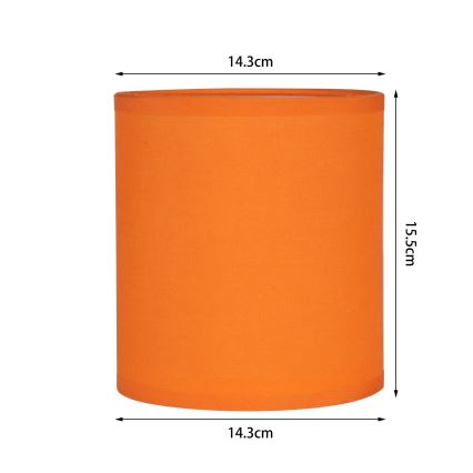 Brilagi - Stolní lampa NUBILA WOOD 1xE27/25W/230V dub/černá/oranžová