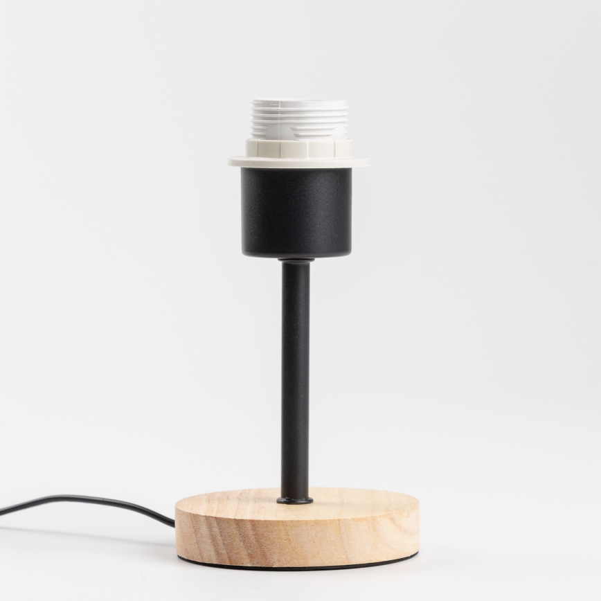 Brilagi - Stolní lampa NUBILA WOOD 1xE27/25W/230V dub/fialová