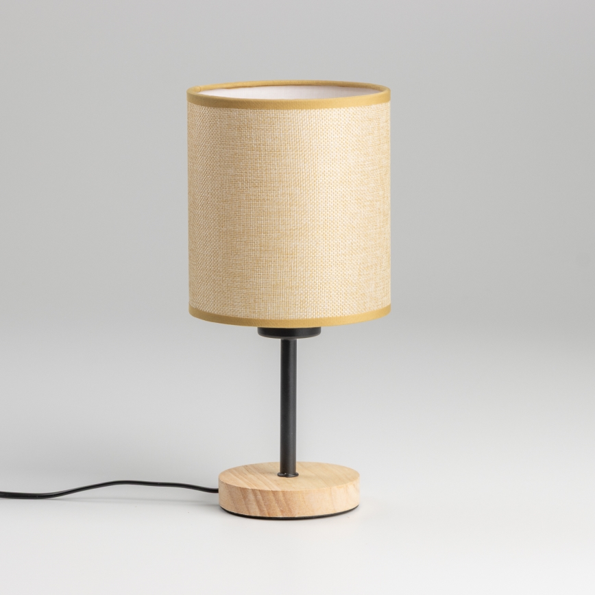 Brilagi - Stolní lampa NUBILA WOOD 1xE27/25W/230V dub/světle hnědá
