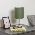 Brilagi - Stolní lampa NUBILA WOOD 1xE27/25W/230V dub/zelená