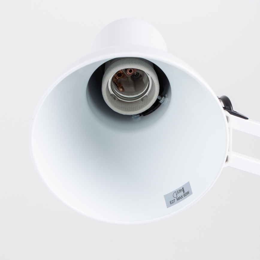 Brilagi - Stolní lampa ROMERO 1xE27/60W/230V bílá
