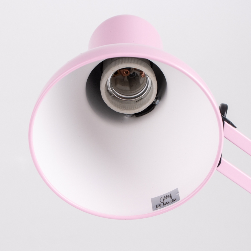 Brilagi - Stolní lampa ROMERO 1xE27/60W/230V růžová