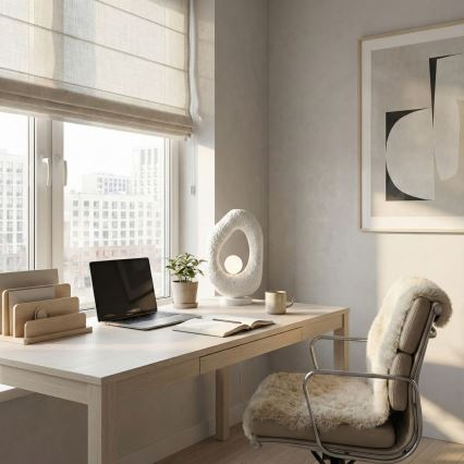 Brilagi - Stolní lampa WABI SABI 1xG9/8W/230V bílá