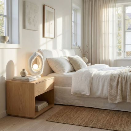 Brilagi - Stolní lampa WABI SABI 1xG9/8W/230V bílá