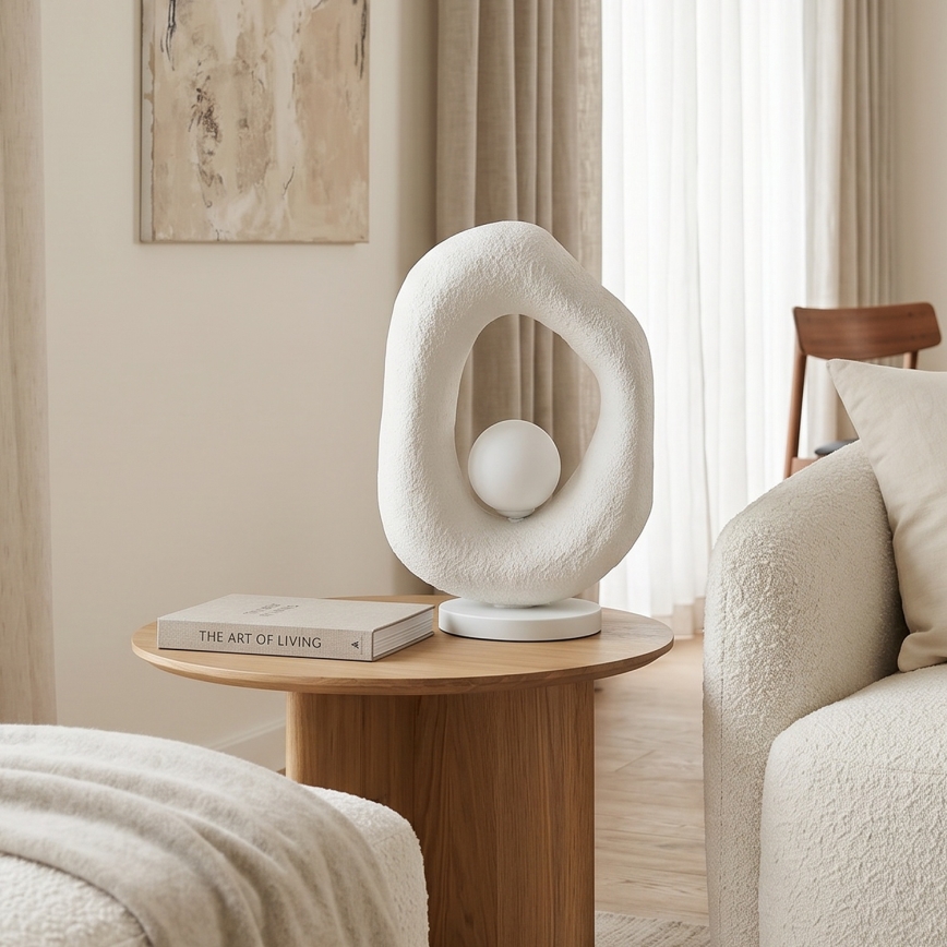 Brilagi - Stolní lampa WABI SABI 1xG9/8W/230V bílá