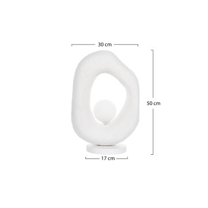 Brilagi - Stolní lampa WABI SABI 1xG9/8W/230V bílá