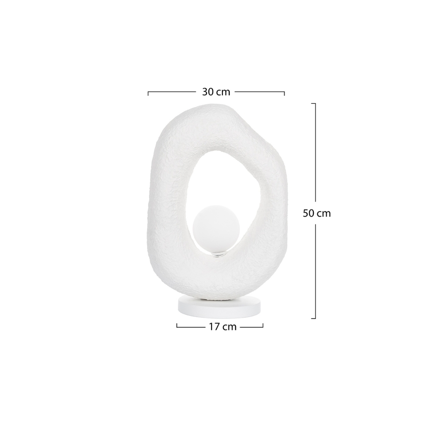 Brilagi - Stolní lampa WABI SABI 1xG9/8W/230V bílá