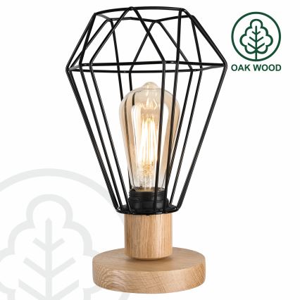 Brilagi - Stolní lampa WOODY BASKET 1xE27/60W/230V dub
