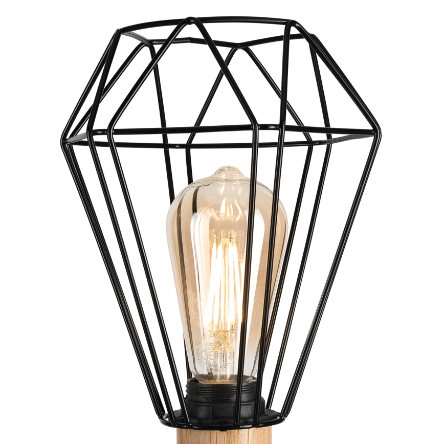 Brilagi - Stolní lampa WOODY BASKET 1xE27/60W/230V dub