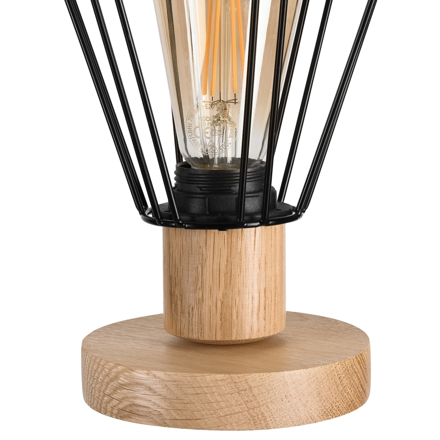 Brilagi - Stolní lampa WOODY BASKET 1xE27/60W/230V dub