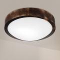 Brilagi - Stropní svítidlo CARVALHO SLIM SMOKEY 1xE27/60W/230V dub pr. 27,5 cm