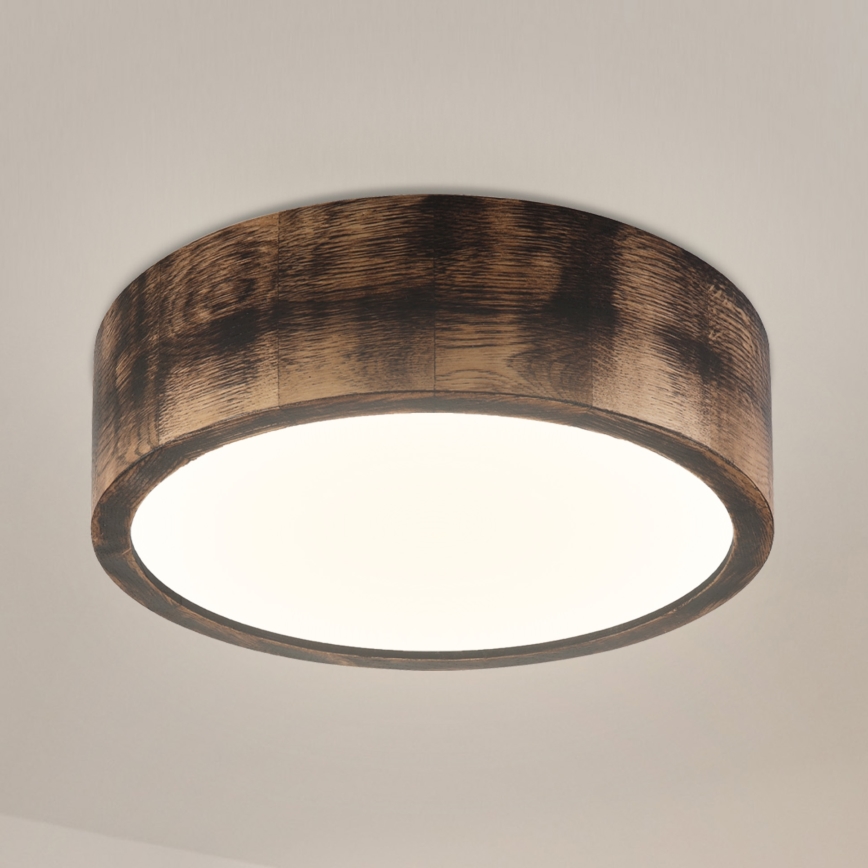 Brilagi - Stropní svítidlo CARVALHO SMOKEY 1xE27/60W/230V dub pr. 27,5 cm