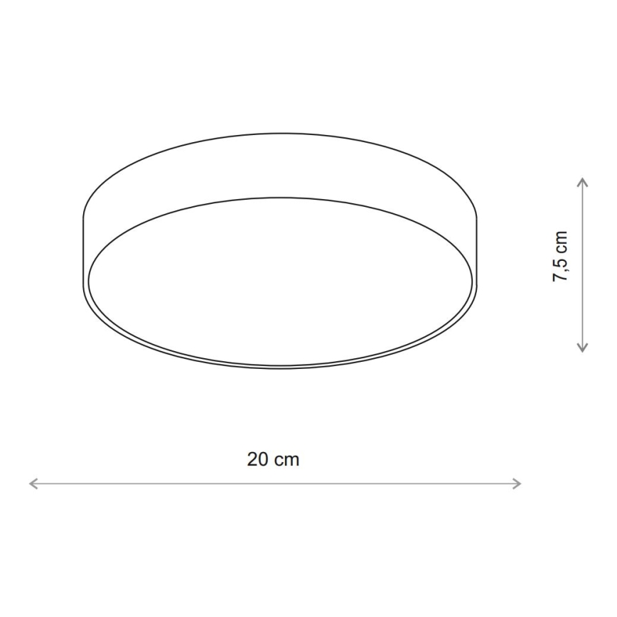 Brilagi - Stropní svítidlo CLARE 1xE27/24W/230V pr. 20 cm béžová