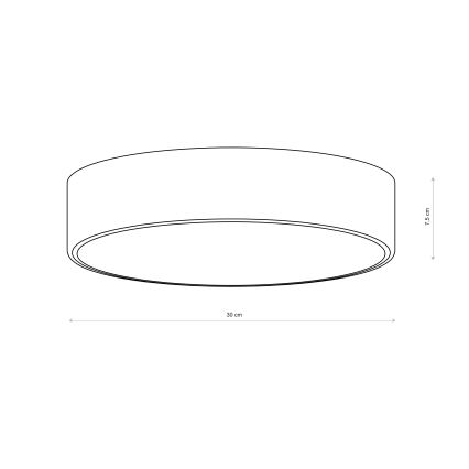 Brilagi - Stropní svítidlo CLARE 2xE27/40W/230V pr. 30 cm hnědá