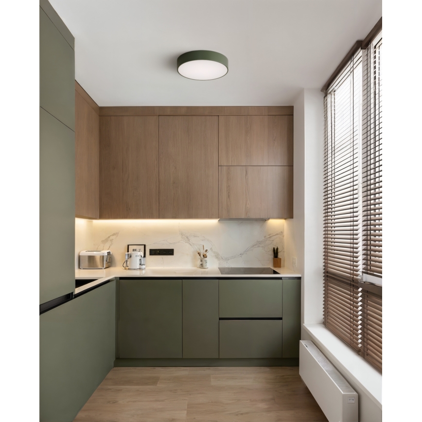 Brilagi - Stropní svítidlo CLARE 3xE27/24W/230V pr. 40 cm khaki