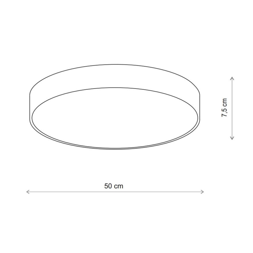 Brilagi - Stropní svítidlo CLARE 4xE27/24W/230V pr. 50 cm béžová