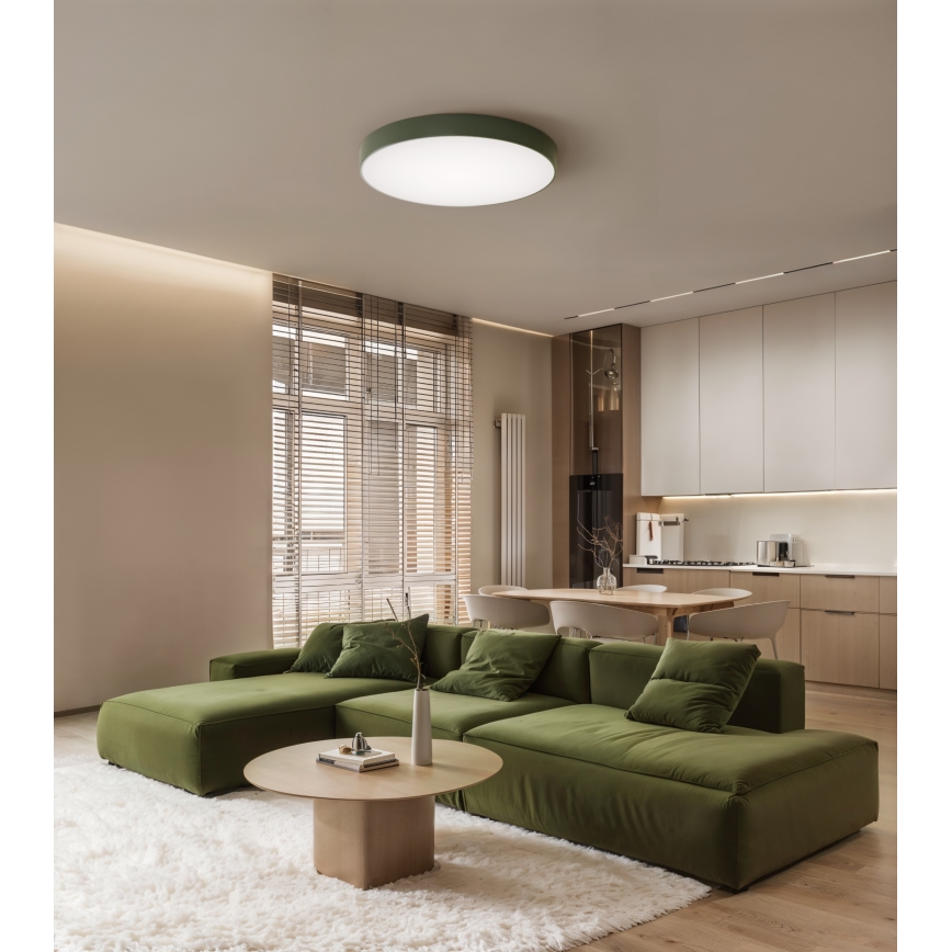 Brilagi - Stropní svítidlo CLARE 4xE27/24W/230V pr. 50 cm khaki