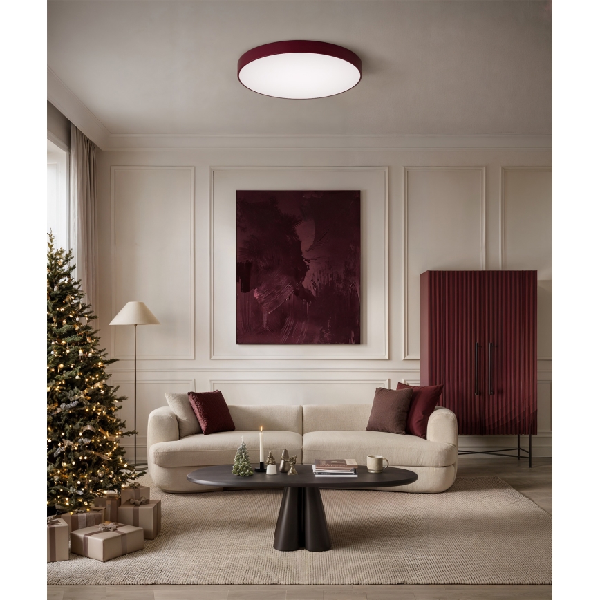 Brilagi - Stropní svítidlo CLARE 4xE27/40W/230V pr. 50 cm burgundy