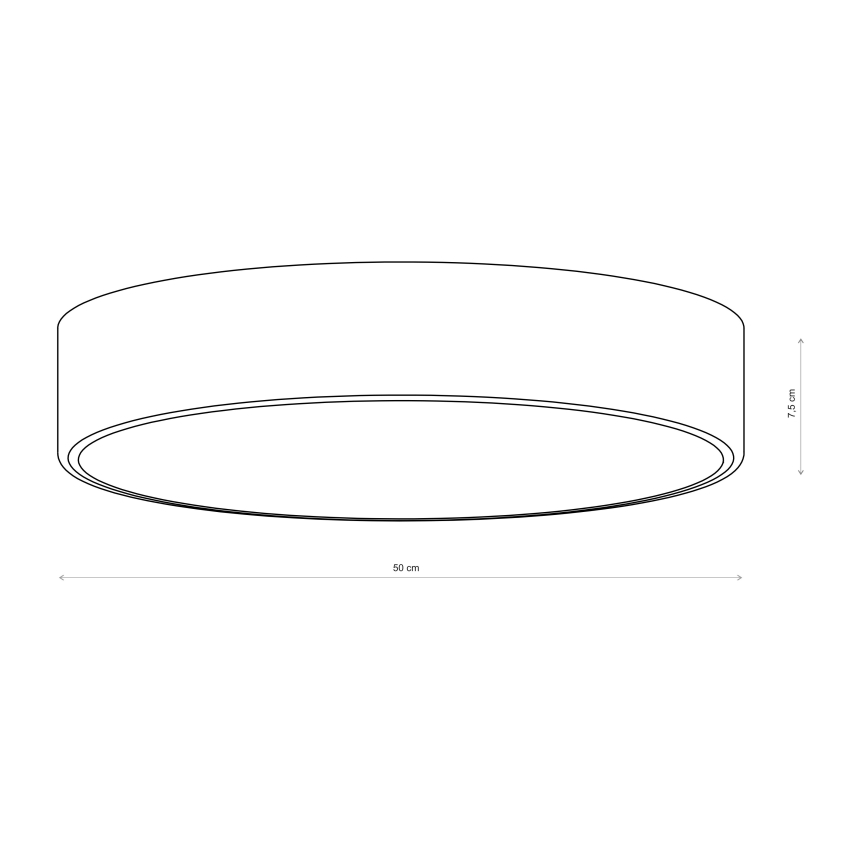 Brilagi - Stropní svítidlo CLARE 4xE27/40W/230V pr. 50 cm burgundy