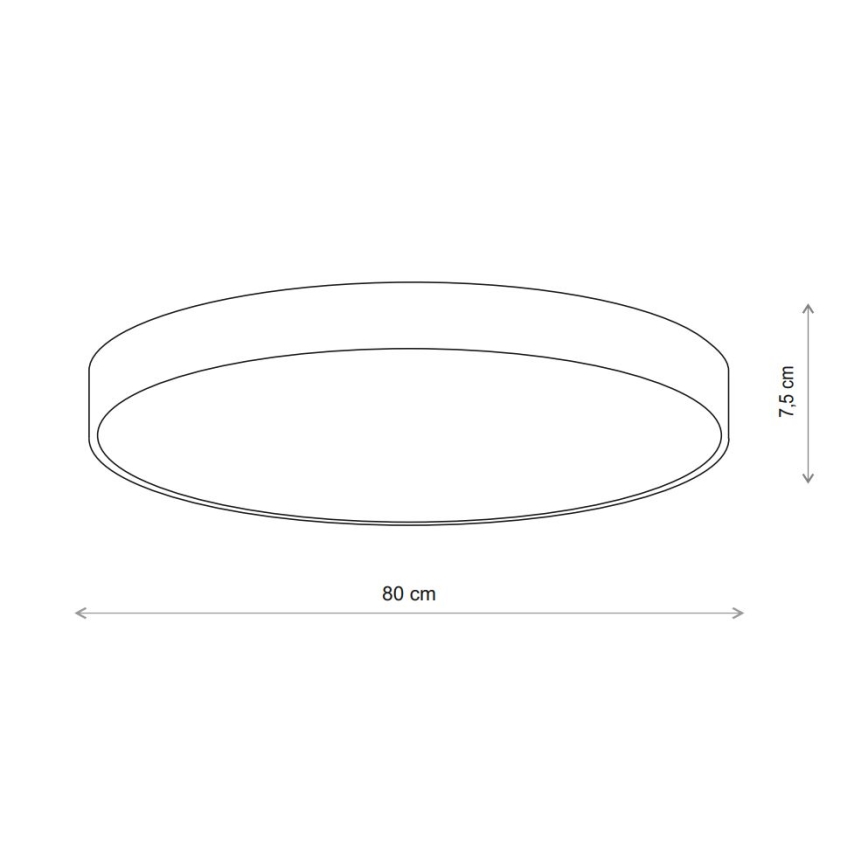 Brilagi - Stropní svítidlo CLARE 6xE27/40W/230V pr. 80 cm béžová