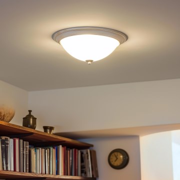 Brilagi - Stropní svítidlo CLASSIC 3xE27/60W/230V krémová/patina