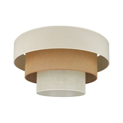 Brilagi - Stropní svítidlo DENVER LUNETA 1xE27/15W/230V pr. 45 cm béžová/hnědá/krémová