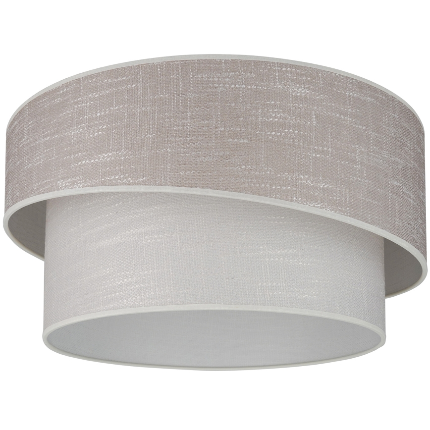 Brilagi - Stropní svítidlo DOVER SHINE 1xE27/15W/230V pr. 50 cm šedá/krémová