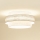 Brilagi - Stropní svítidlo DOVER SPACE LED/12W/230V pr. 50 cm 3000K/4000K/6400K šedá/krémová