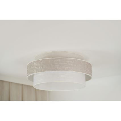 Brilagi - Stropní svítidlo DOVER SPACE LED/12W/230V pr. 50 cm 3000K/4000K/6400K šedá/krémová