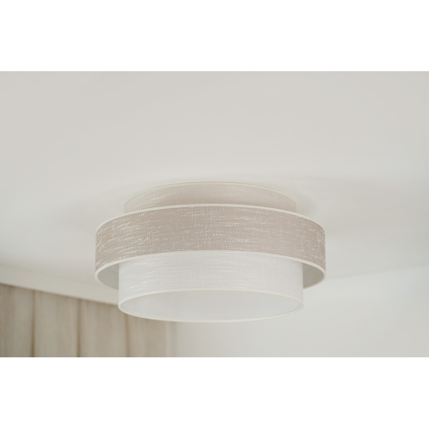 Brilagi - Stropní svítidlo DOVER SPACE LED/12W/230V pr. 50 cm 3000K/4000K/6400K šedá/krémová