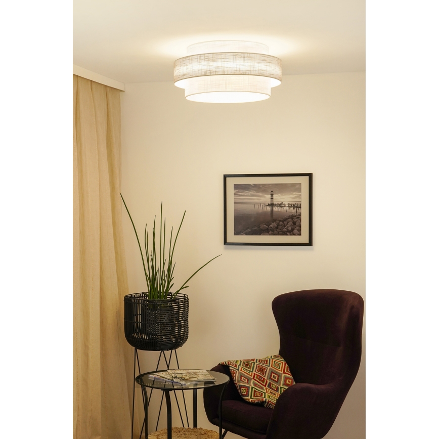 Brilagi - Stropní svítidlo DOVER SPACE LED/12W/230V pr. 50 cm 3000K/4000K/6400K šedá/krémová