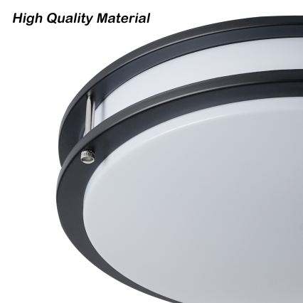 Brilagi - Stropní svítidlo ELARO 4xE27/40W/230V pr. 41 cm černá