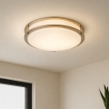Brilagi - Stropní svítidlo ELARO 4xE27/40W/230V pr. 41 cm zlatá