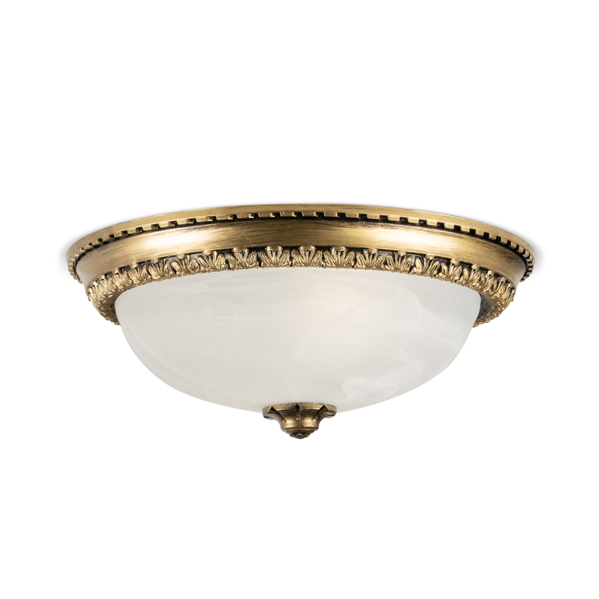 BRILAGI - Stropní svítidlo FRESCO 2xE27/40W/230V pr. 30 cm mosaz