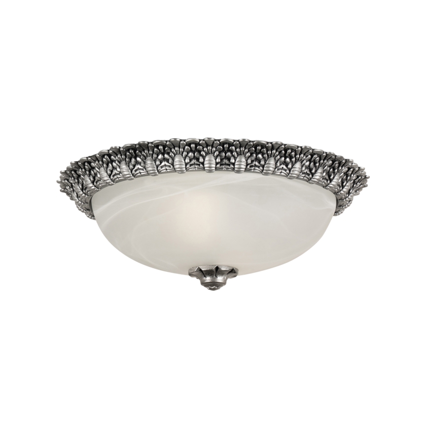 Brilagi - Stropní svítidlo FRESCO 2xE27/40W/230V pr. 30 cm stříbrná