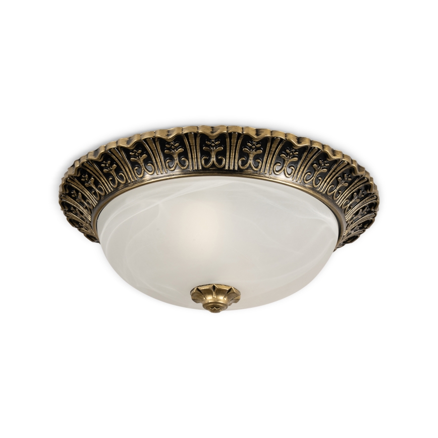Brilagi - Stropní svítidlo FRESCO 2xE27/40W/230V pr. 30 cm zlatá