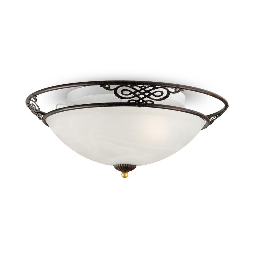 BRILAGI - Stropní svítidlo FRESCO 2xE27/40W/230V pr. 43 cm hnědá