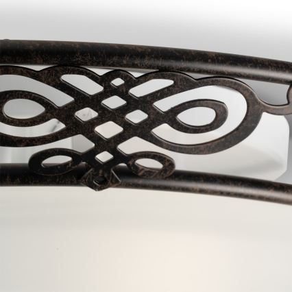 BRILAGI - Stropní svítidlo FRESCO 2xE27/40W/230V pr. 43 cm hnědá