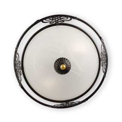 BRILAGI - Stropní svítidlo FRESCO 3xE27/40W/230V pr. 48 cm hnědá